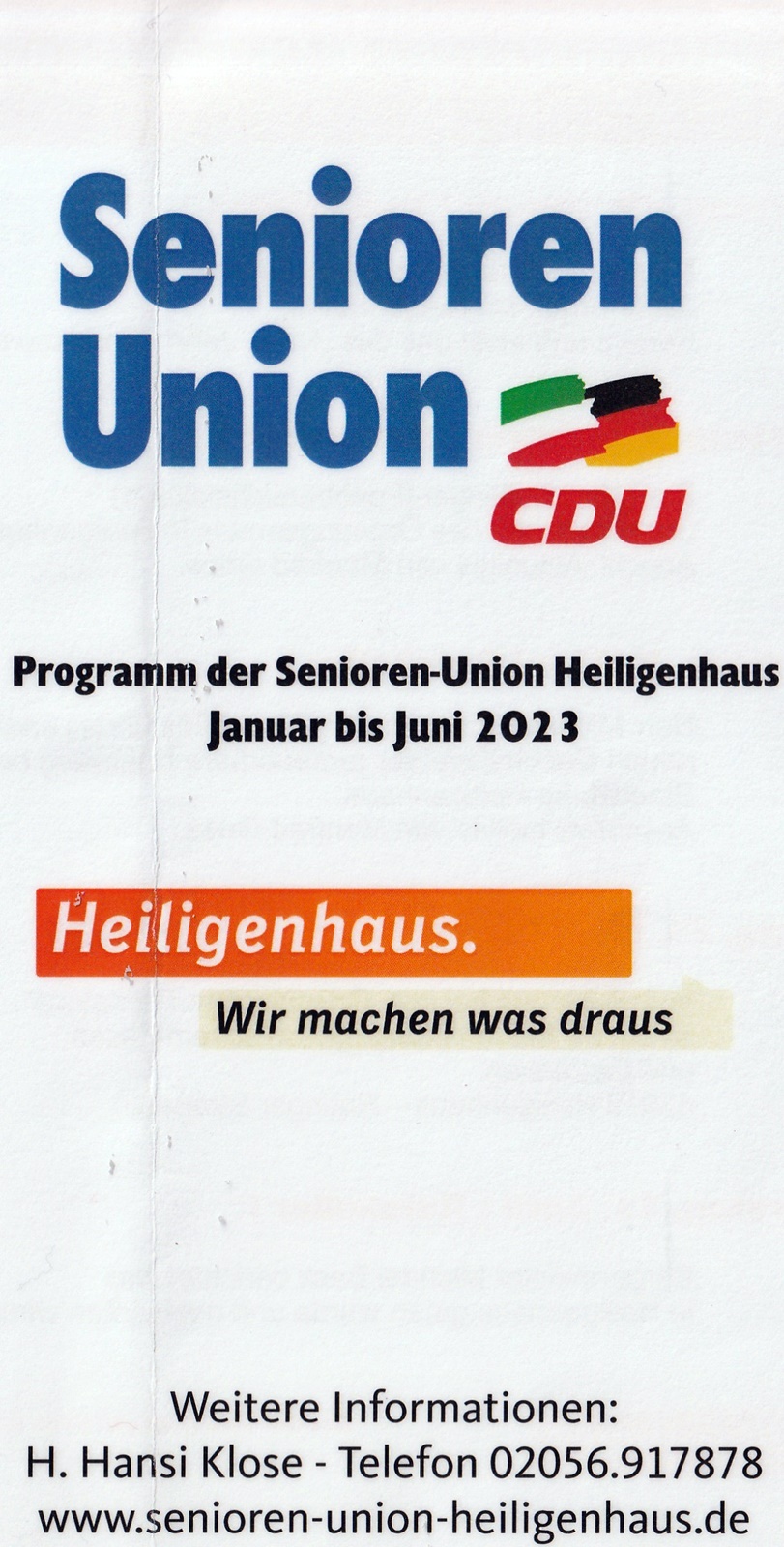Heiligenhaus Programm 1